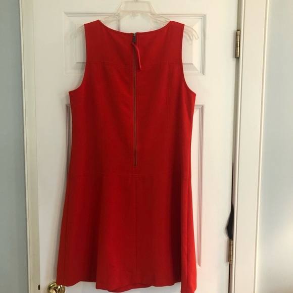 LOFT Sleeveless Sheath Dress Orange Red! - Picture 2 of 8